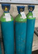 4 x Full Bottles Of Argon Gas For Welding - Ref: PR084 - CL964 - Location: London W3Extra notes: You