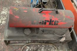 1 x CLARKE Xr55 51000 Btu Diesel/Paraffin Space Heater - Ref: PR078 - CL964 - Location: London