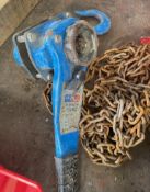 1 x LIFTINGEAR 750Kg Block And Tackle / Lever Block - Ref: PR029 - CL964 - Location: London