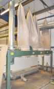 1 x Inventair MK4 Four Bag Filter Extraction Unit - Dimensions: H360 x W340 x D74 cms