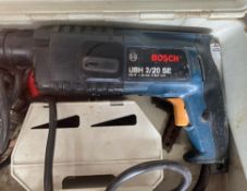 1 x BOSCH Ubh 2/20 Se 240V 500W Professional Drill With Removable Chuck - Includes Carry Case - Ref: