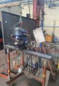 1 x NITTO Selfer Ace Hydraulic Punch With Hpd-05 Hydraulic Pump - Ref: PR052 - CL964 - Location: