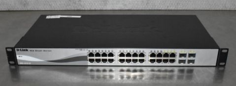 1 x D-LINK Web Smart Network Switch - Model: DGS-1210-24 - Ref: CEC150/C1 - CL971 - Location:
