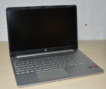 1 x HP 15.6 Inch Laptop Computer Featuring an Ryzen 5000 Series Processor and 8GB DDR4 Ram