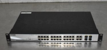 1 x D-LINK Web Smart Network Switch - Model: DGS-1210-24 - Ref: CEC151/C1 - CL971 - Location: