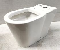 1 x MODERN STANDARD Back To Wall Toilet Pan - NO VAT ON THE HAMMER - Ref: SBS176/CL21/SBSP2 -