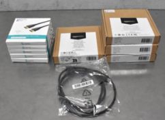 10 x Assorted HDMI Cables - New Boxed Stock