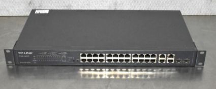 1 x TP-LINK T1500-28 Smart POE Network Switch - Ref: CEC153/C1 - CL971 - Location: Altrincham WA14
