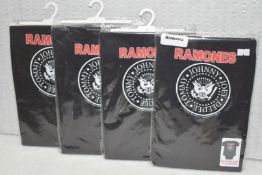 4 x Ramones Baby Body Suits – Size: 12 to 18 Months - Officially Licensed Merchandise - New & Unused
