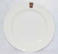 22 x STEELITE 30cm Ceramic Dinner Plates in Cream with Famous Branding - Ref: ALT311/MEZ7/ROWB -