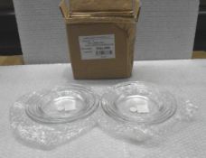 8 x YANKEE CANDLE Large Trays In Ripple Textured Glass - 4 Boxes/2 Trays Per Box - NO VAT ON THE