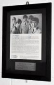 1 x Framed THE ROLLING STONES Autographs - 1964 Richmond Jazz and Blues Festival Programme Signed by