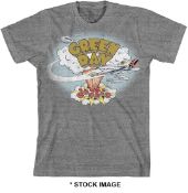 1 x GREEN DAY Dookie Logo Short Sleeve Men's T-Shirt by Gildan - Size: XXL - Colour: Grey - New &