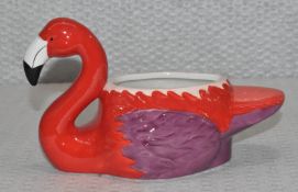 5 x Ceramic Flamingo Tiki Mugs by Tiki Barware 14oz / 400ml - New Boxed Stock - Ref: K572 Cage1 -