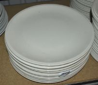11 x Steelite Large 36cm Pizza Plates
