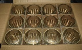 12 x Libbey DuraTuff Panelled Tumbler Rocks Drinking Glasses - Type: 15624 - New Boxed Stock