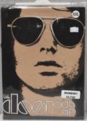 1 x THE DOORS Official Merchandise Jim Morrison Aviators Logo Short Sleeve Men's T-Shirt - Size: XXL