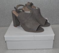 5 x Pairs Of Dorothy Perkins Taupe Savo Heeled Sandals - Uk Size 5 - NO VAT ON THE HAMMER - Ref:
