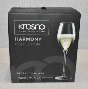 6 x Krosno Harmony Collection 280ml Prosecco Glasses - New Boxed Stock - Ref: K571 Cage1 - CL011 -