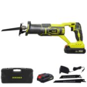 RRP £61.64 DEWINNER Cordless Reciprocating Saws 20V 2.0Ah Compact