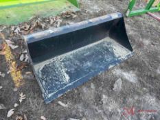 TRACTOR LOADER BUCKET, PIN ON