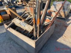 CRATE OF SAFETY SIGNS