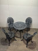 Cast Aluminium Outdoor Garden Dining Set As Seen In Photos