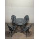 Cast Aluminium Outdoor Garden Dining Set As Seen In Photos - Image 1 of 7