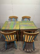 Tables & Dining Chairs Set As Seen In Photos