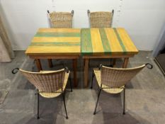 Tables & Dining Chairs Set As Seen In Photos