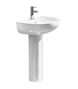 Arley 23702-D 1 Tap Hole 545mm Basin & Pedestal In A Box