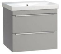 Roper Rhodes 600mm Type 2 Drawer Wall Mounted Unit - Light Grey *No Basin*