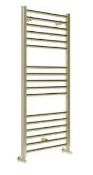 Grade Straight 30mm Ladder Radiator 500x1600mm – Brushed Brass