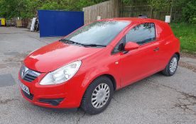 Vauxhall Corsa Van CDTI | SY09 UKU | Manual | Red | Diesel | 107,222 Miles