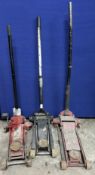 3 x Various Trolly Jacks - As Pictured