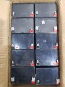 10X PBQ 12V Replacement Rechargeable Batteries