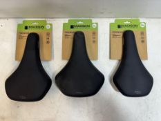 3 x Various Madison Freewheel Bike Saddles / Seats - See Description
