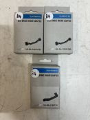 3 x Various Shimano Brake Mount Adapters As Seen In Photos