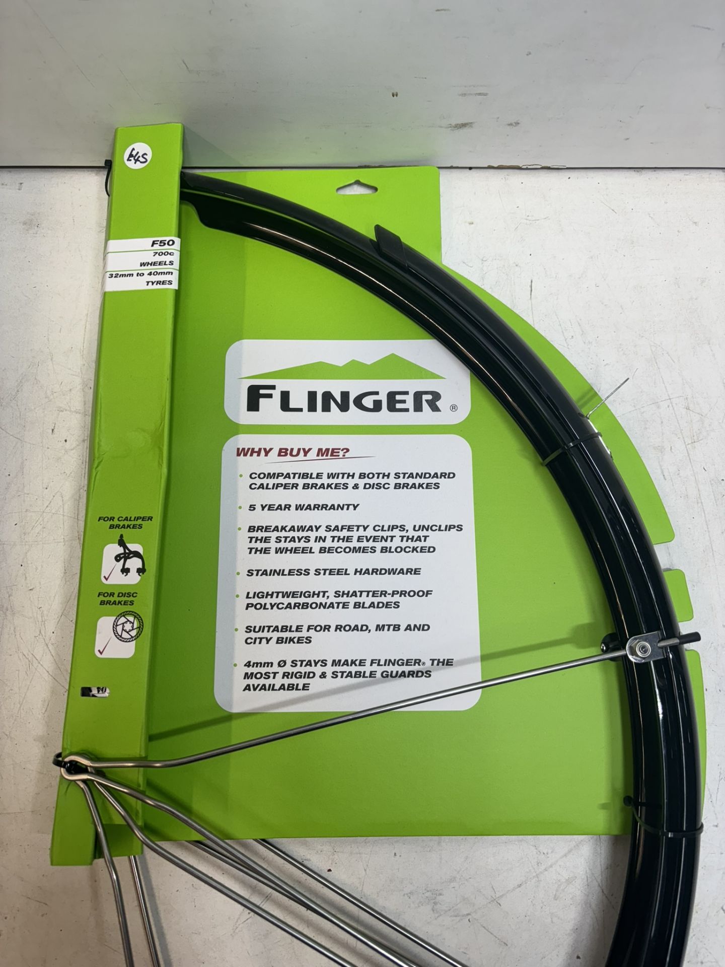 3 x Flinger Deluxe 700C Mudguards, 32mm - 40mm Tyres - Image 3 of 4