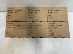 6 x Various Shimano TZ500 6 Speed Front Derailleurs - See Description
