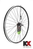 KX Wheels KX Hybrid 700C Doublewall Q/R Screw On Wheel Rim Brake Rear