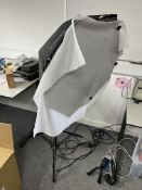 2 x 9 Bulb flash and interfit cover on Pixar Pro tripod