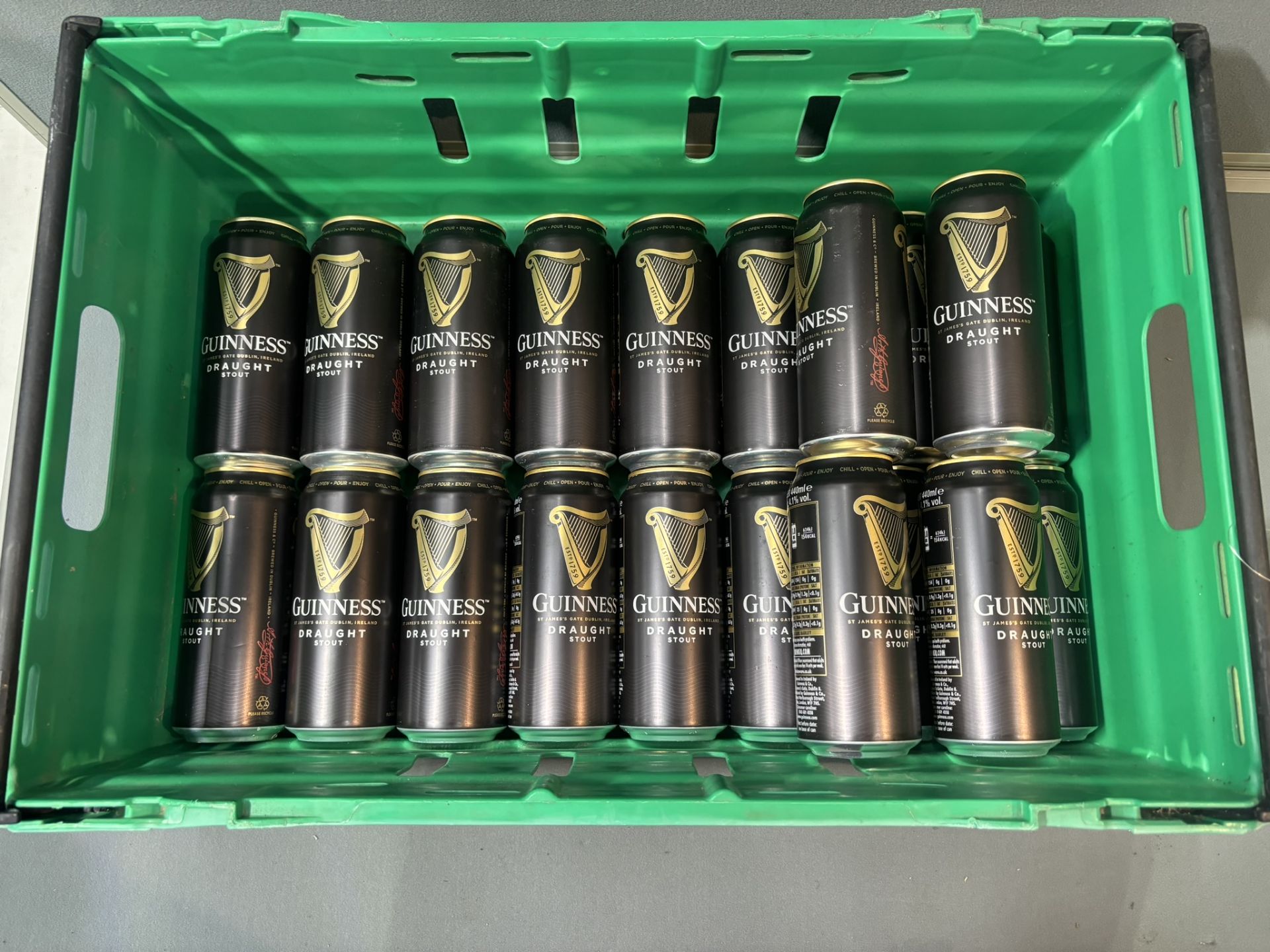 20 x Cans Of Guinness Draught Stout Beer 4.1%, 440mls - Image 3 of 3