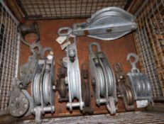 Quantity of Various Large Sheave blocks