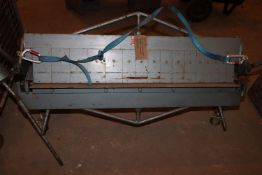 Roper Whitney Hand Operated Sheet Metal Folding/Bending Machine | 4ft Length