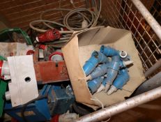 Assorted Electrical Equipment incl 5 x Heavy Duty isolators, various plugs & sockets