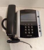 Box Of 7 x Polycom Desktop Office Phones