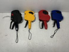 4 x Various Pricing Labeller Kits As Seen In Photos