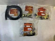 Various Cable Management Accessories Including Cable Sleeve, Cable Ties & Cable Clamps