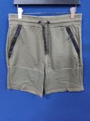 1,288 x Mens Zipper Terry Shorts - 9476